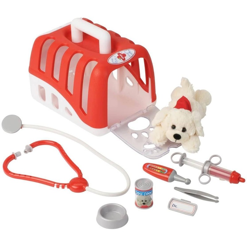 Klein 4831 Rescue Team Max & Dr. Kim Vet’s Transport Box with Cuddly D
