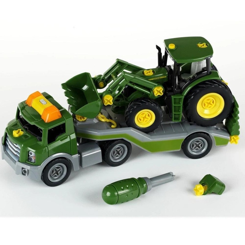 Klein John Deere 6215R With Transporter