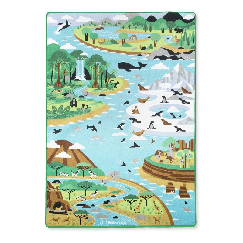 Melissa & Doug 15192 Jumbo Habitats Activity Rug