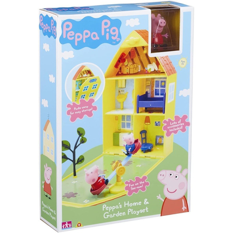 Peppa Pig 06156 Peppa’s House & Garden Playset