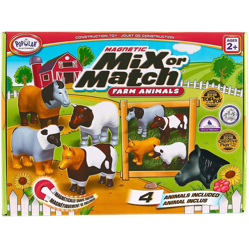 POPULAR PLAYTHINGS Mix or Match Animals. Magnetic Toy Play Set. Farm