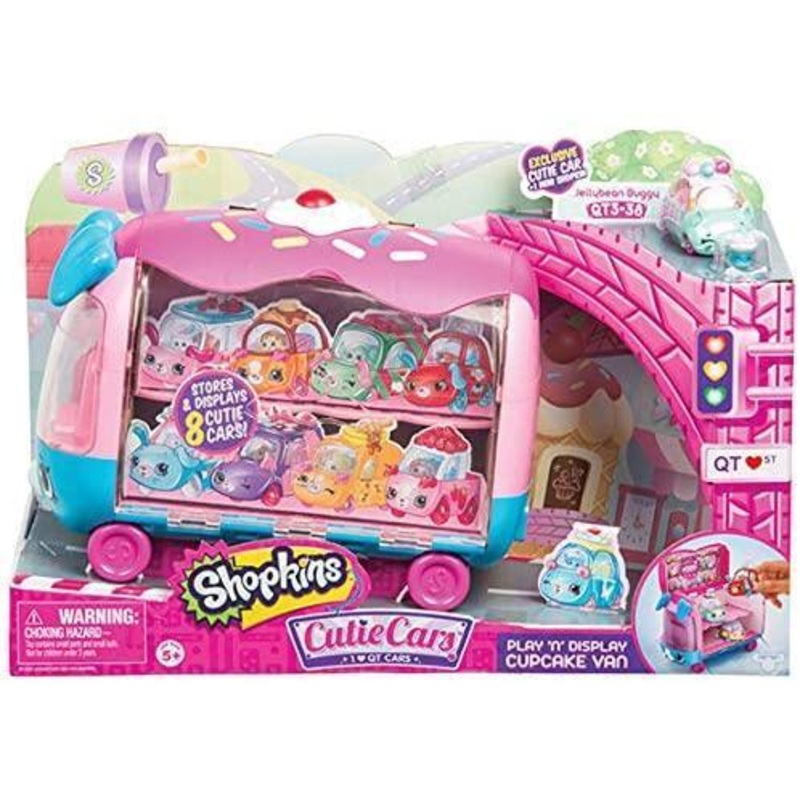Shopkins Cutie Cars Play ‘N’ Display Cupcake Van Playset
