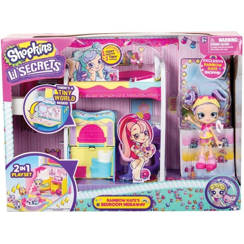 Shopkins Lil’ Secrets Rainbow Kate’s Bedroom Hideaway