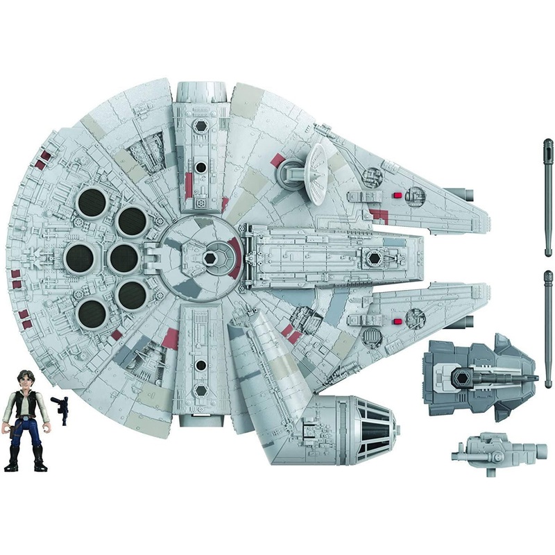 Star Wars Mission Fleet Han Solo Millennium Falcon & Vehicle