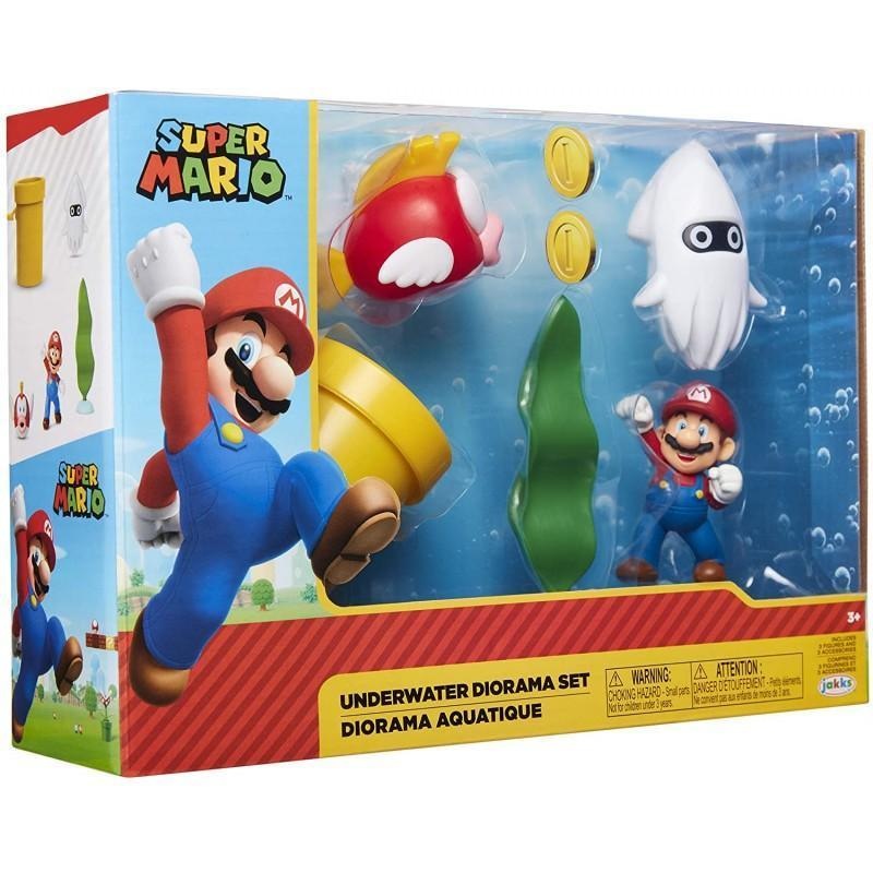 Super Mario JPA40016 Underwater Figures Playset