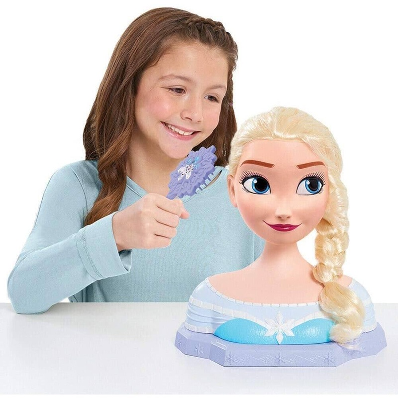 Disney Frozen 2 Deluxe Elsa Snow Queen Deluxe Styling Head