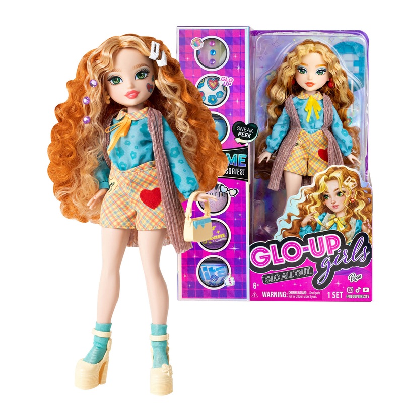 Glo-Up Girls Rose Redhead Fashion Doll – Stylish and Trendy Collectible Toy