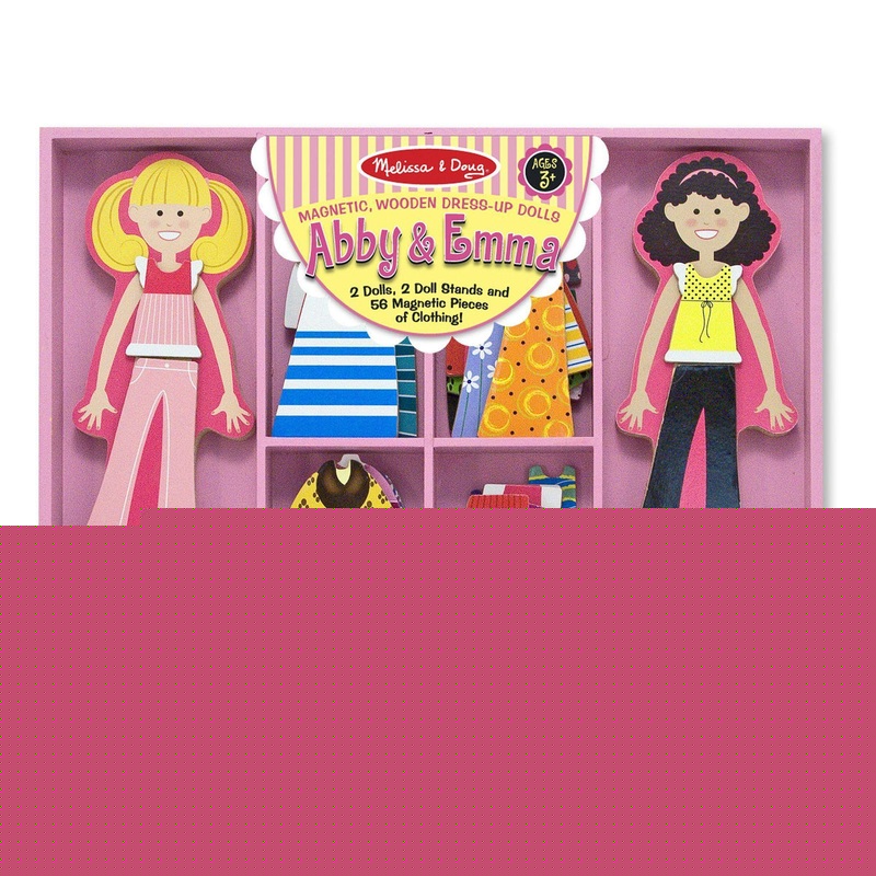 Melissa & Doug Abby & Emma Magnetic Dress-Up Set