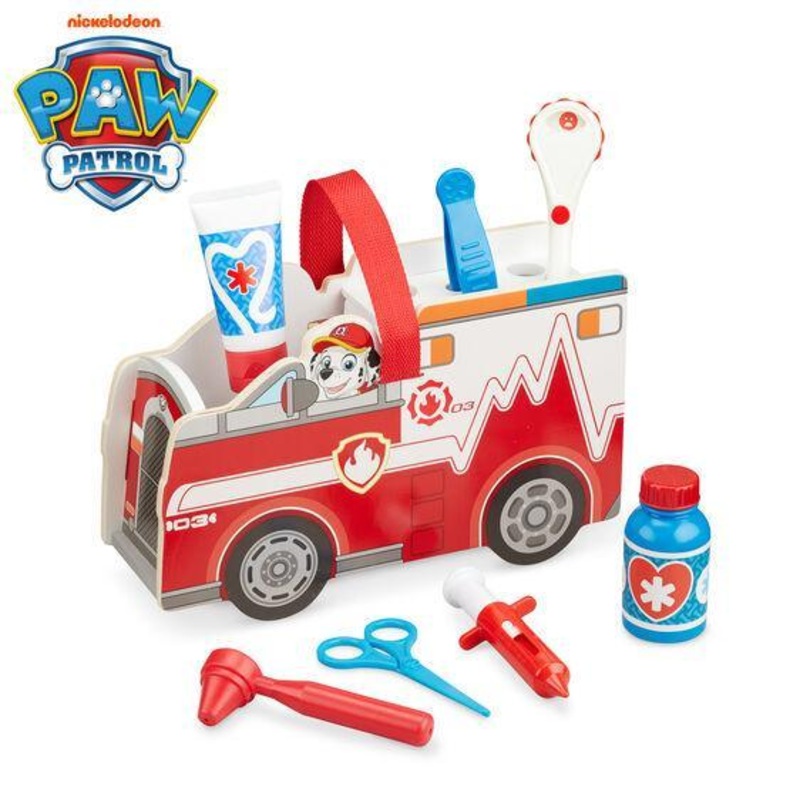 Melissa & Doug PAW Patrol Marshall’s Wooden Rescue Caddy