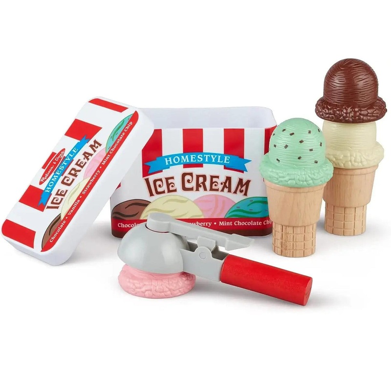 Melissa & Doug Scoop & Stack Ice Cream Cone Playset
