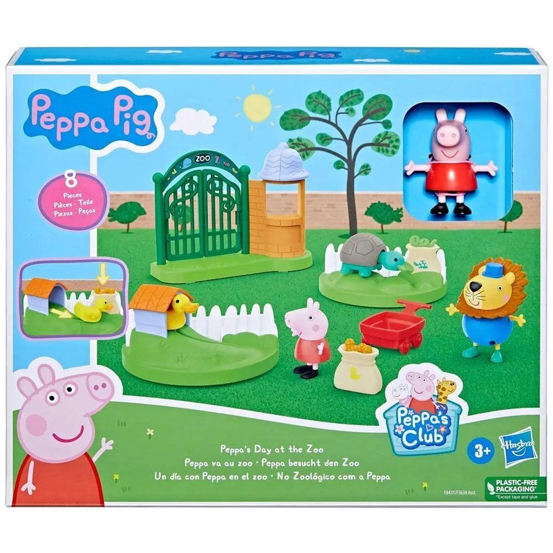 Peppa Pig Toys Peppa’s Day at the Zoo Playset
