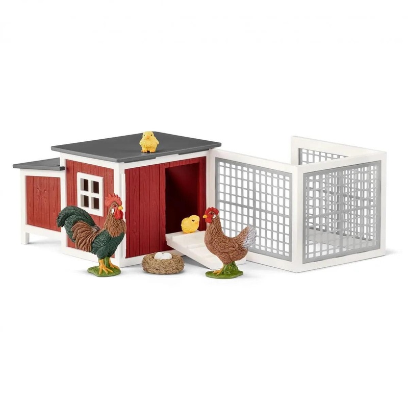 SCHLEICH 42421 Chicken Coop Playset