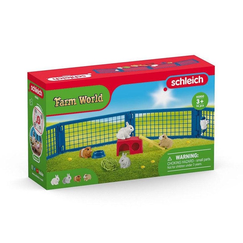 SCHLEICH FARM WORLD 42500 Rabbit and Guinea Pig Hutch