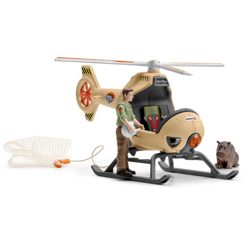 SCHLEICH WILD LIFE 42476 Animal Rescue Helicopter