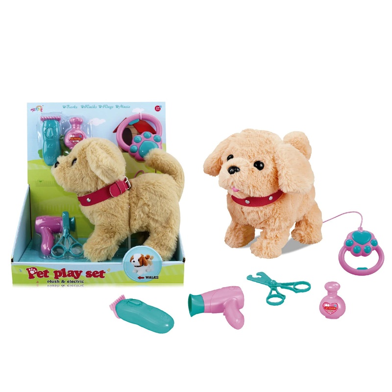 Unleash the fun with our Radio Control Interactive Pet Dog Playset!