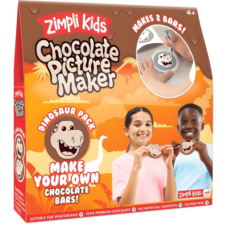 Zimpli Kids Mixed Chocolate Picture Maker – 2 Bar Pack