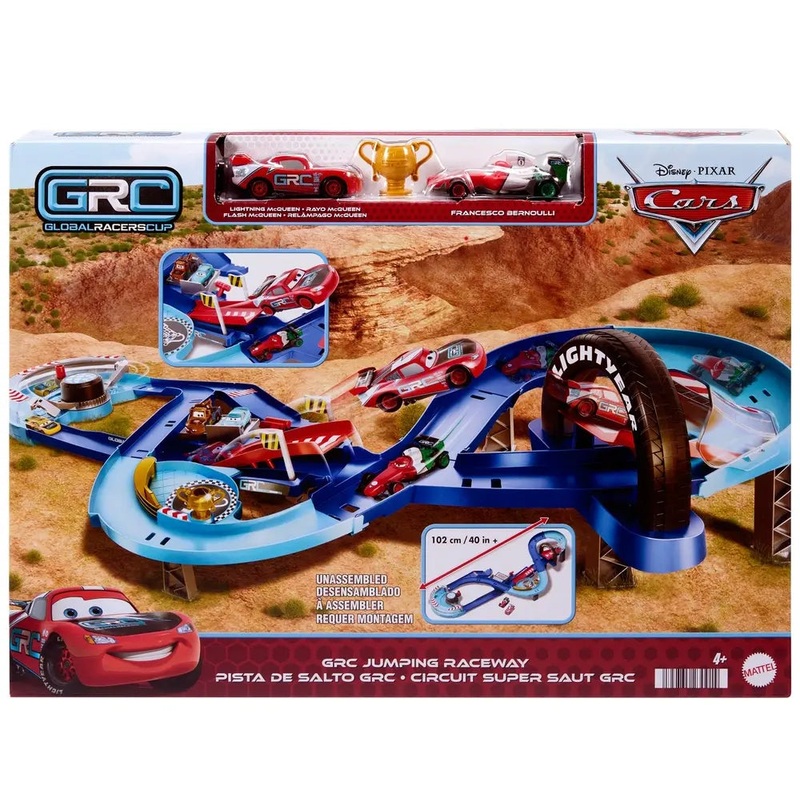 Disney Pixar Cars Global Racers Cup Jumping Raceway Playset
