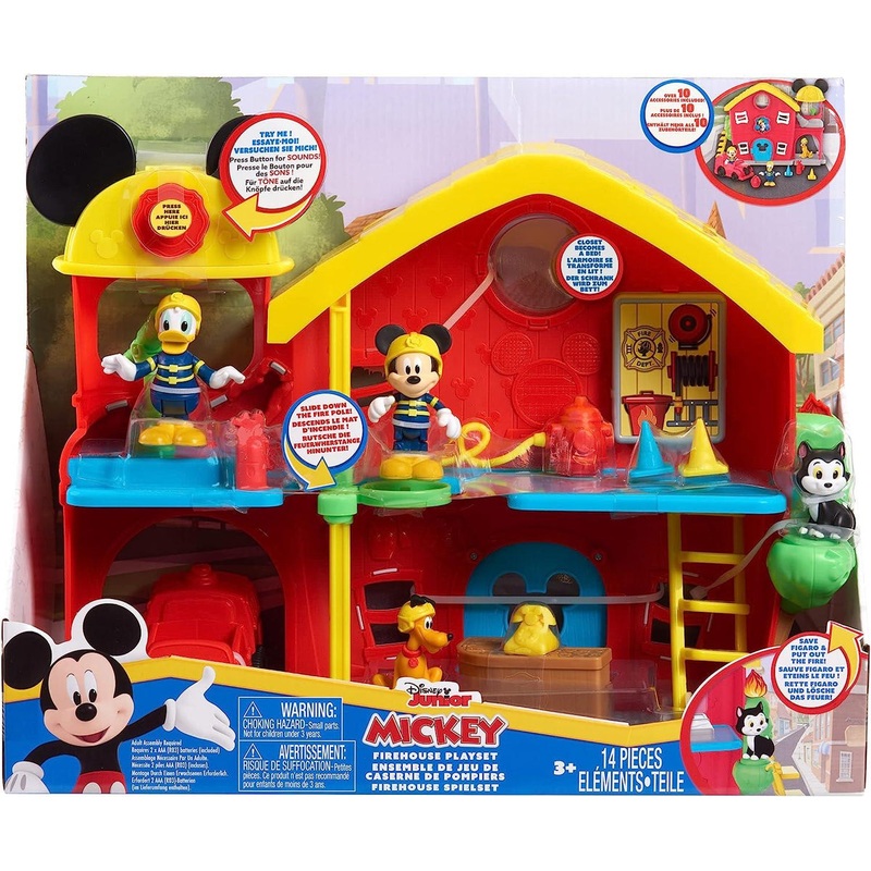 Disneys Mickey Mouse Fire House Playset