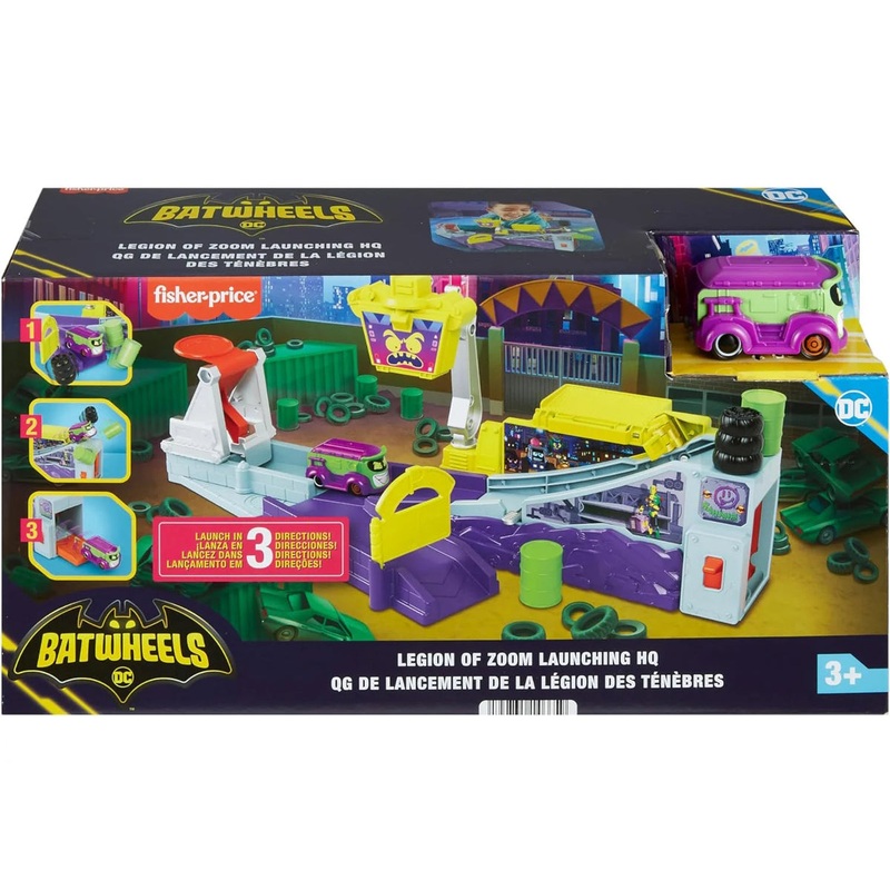 Fisher Price Batwheels Legion of Zoom Deluxe Launch Pad HQ