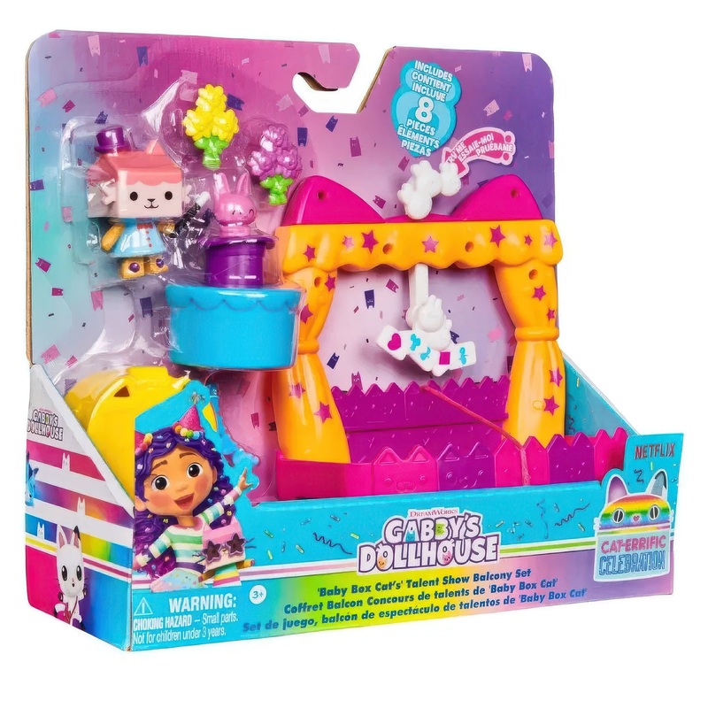 GABBY’S DOLLHOUSE Baby Box Talent Show Balcony Set