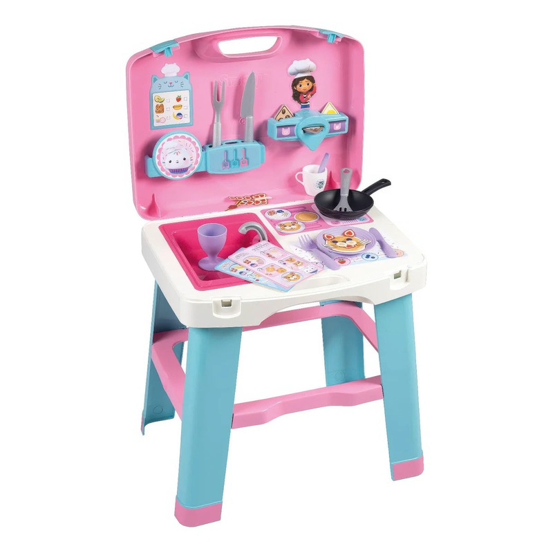 Gabby’s Dollhouse Play Kitchen in Suitcase