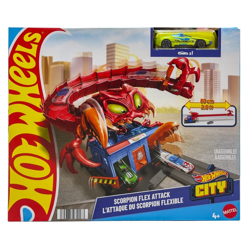 Hot Wheels City Scorpion Flex Attack Playset