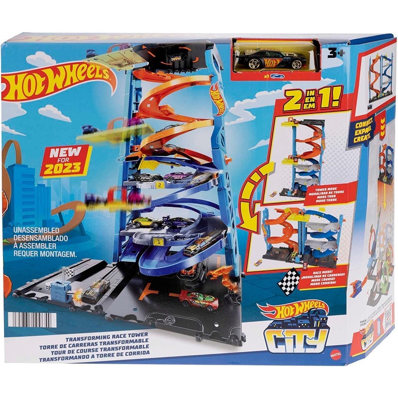Hot Wheels City Transforming Race Tower Playset