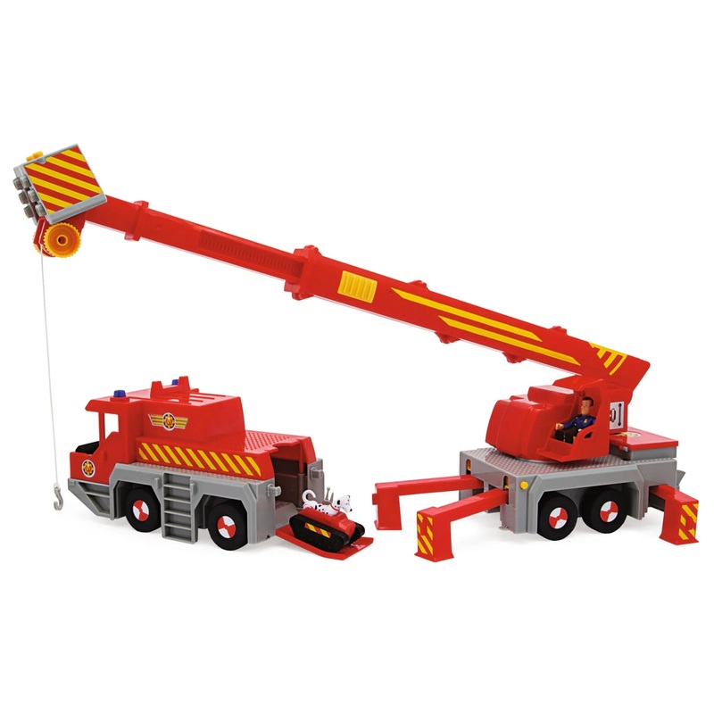 Ignite Adventure with Fireman Sam Rescue Crane 2-in-1 Playset