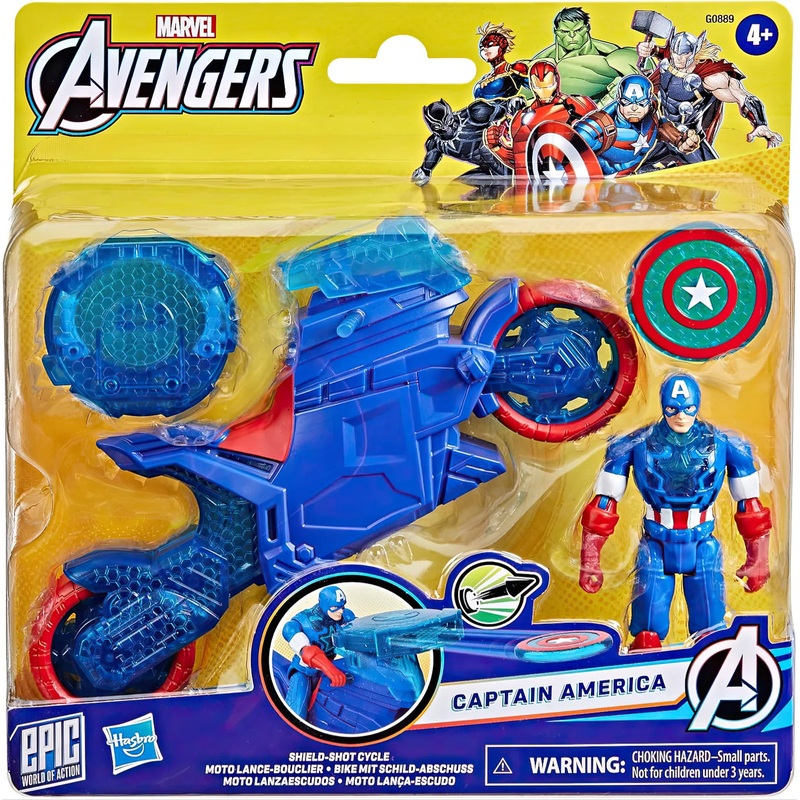 Marvel Avengers Captain America with Shield-Shot Cycle