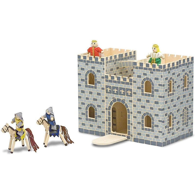Melissa & Doug 13702 Fold & Go Wooden Princess Castle
