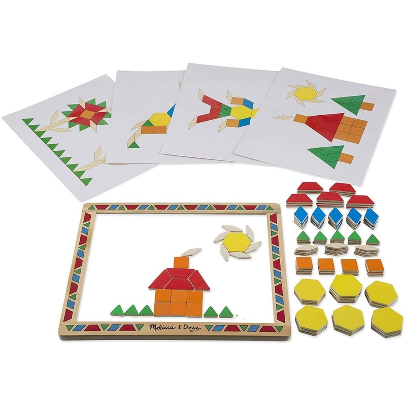 Melissa & Doug Magnetic Pattern Block Set