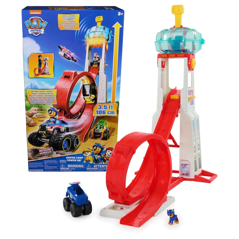 PAW Patrol Rescue Wheels Super Loop Tower HQ Playset