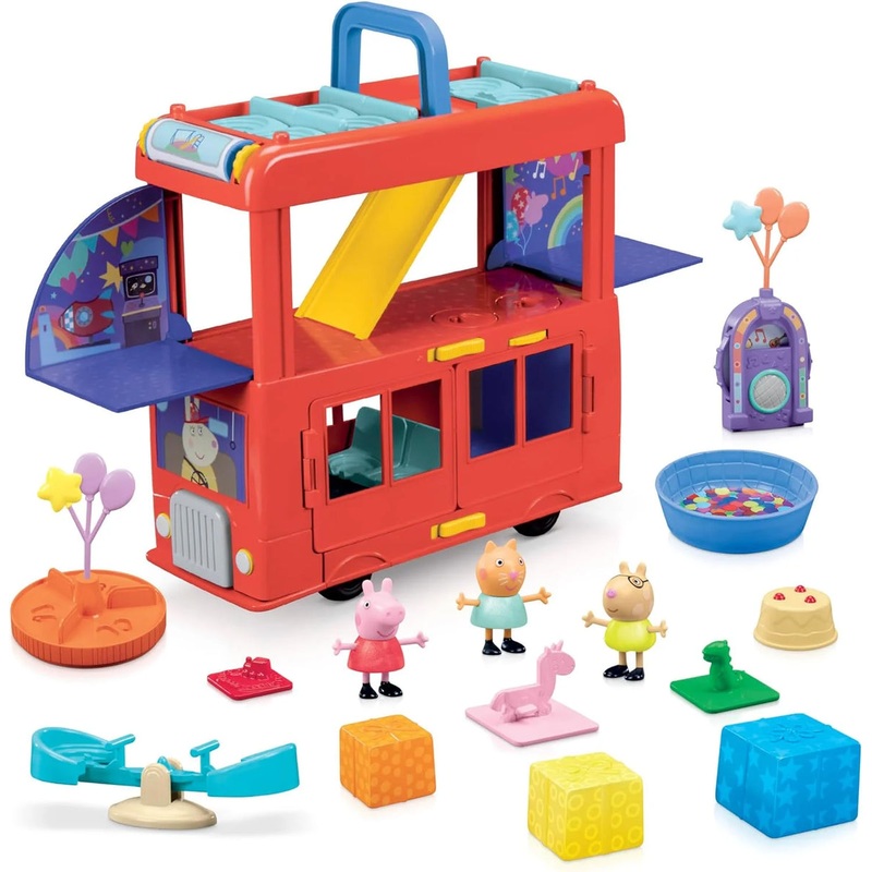 PEPPA PIG – Peppa’s 2 in 1 Party Bus Playset