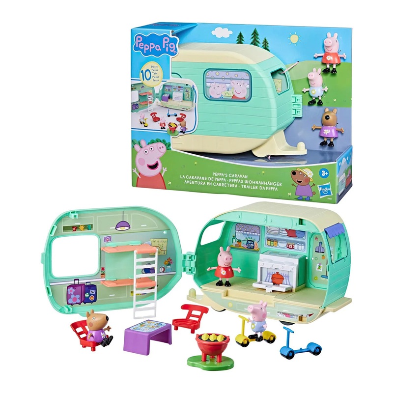 Peppa Pig Peppa’s Caravan Trailer Playset