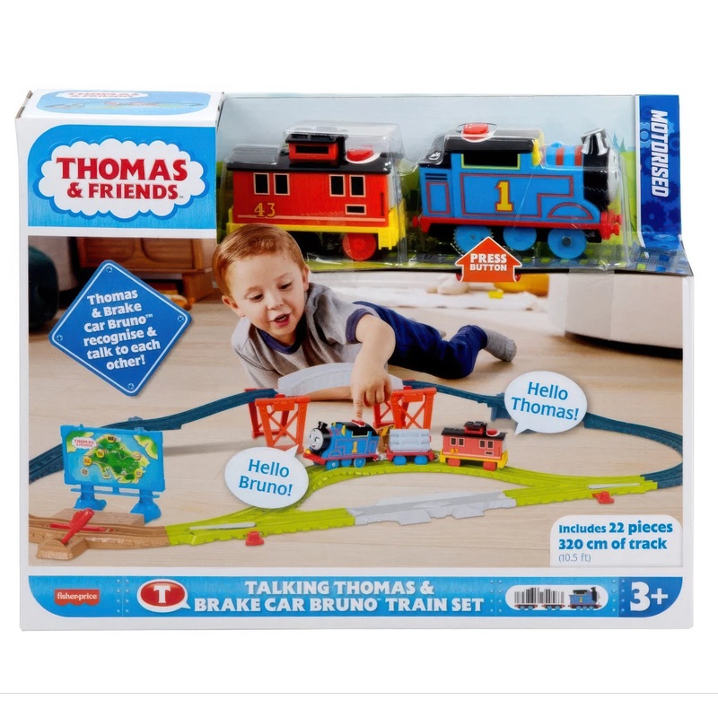 Talking Thomas & Brake Car Bruno Train Set