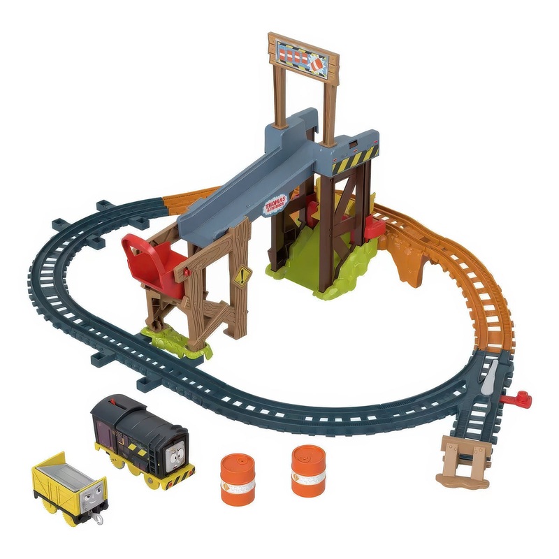 Thomas & Friends Diesel’s Lift & Load Construction Train Set