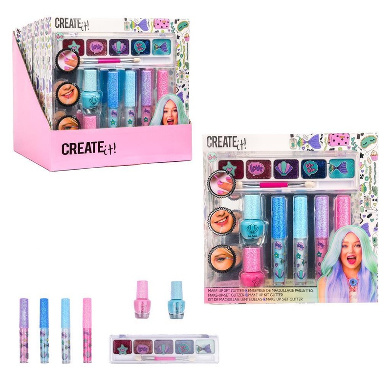 Create It! Makeup Kit Glitter 7pcs