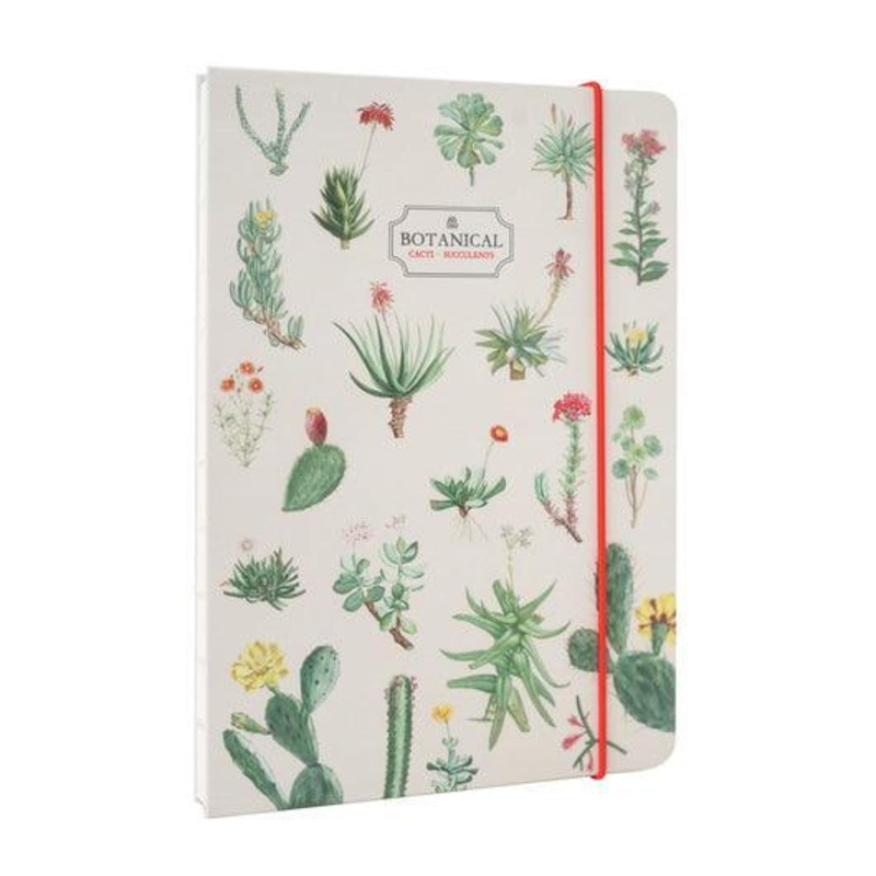 Kokonote Botanical Cacti And Succulents A5 Handcrafted Notebook