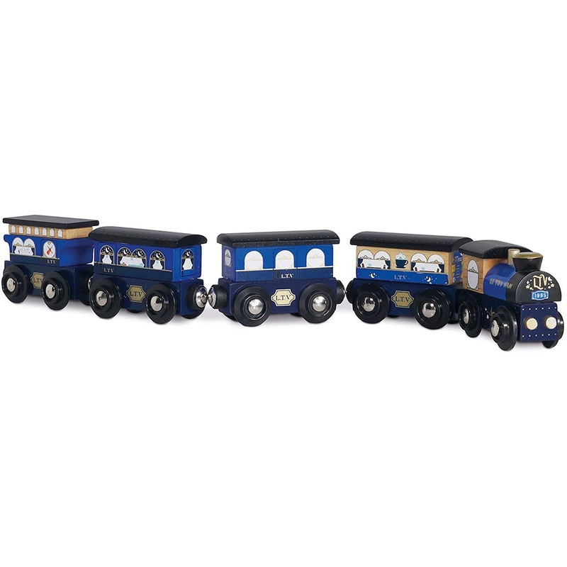 Le Toy Van Twilight Train Playset – Blue
