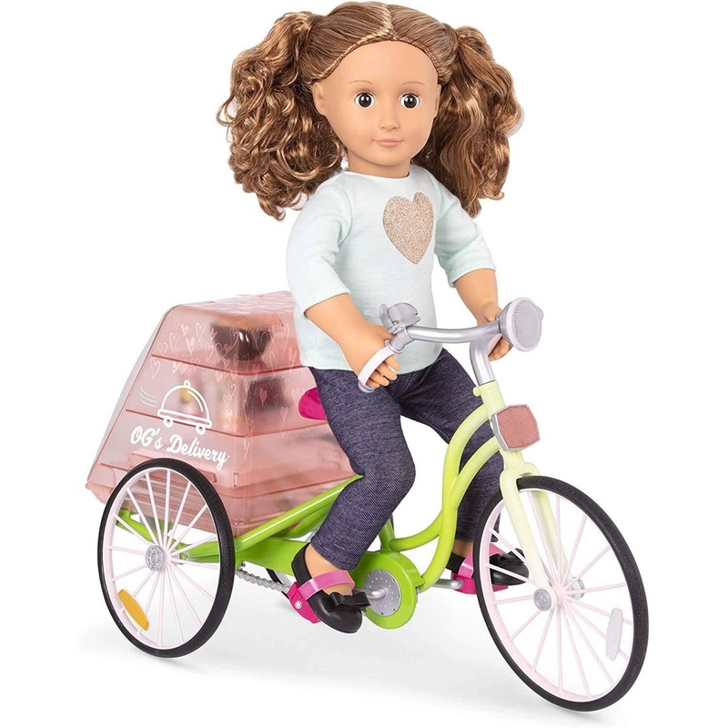 Our Generation OG Delivery Bike Playset