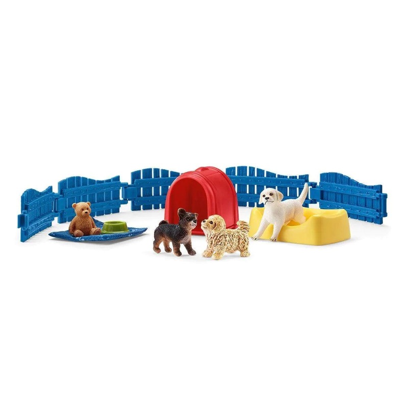 SCHLEICH 42480 Puppy Pen Playset