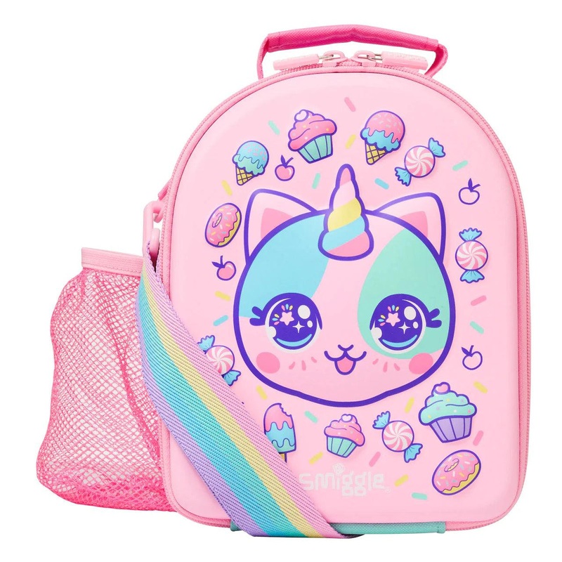 SMIGGLE Best Budz Hardtop Curve Lunchbox – Pink