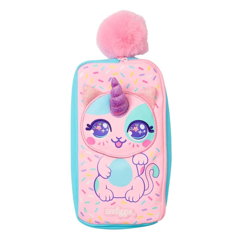 SMIGGLE Budz Character Two Pocket Pencil Case – Unicorn