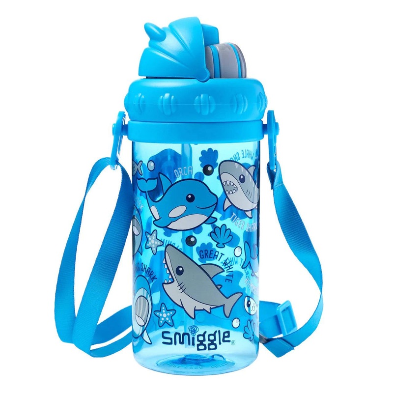 SMIGGLE Up & Down Teeny Tiny Drink Bottle 400Ml – Mid Blue