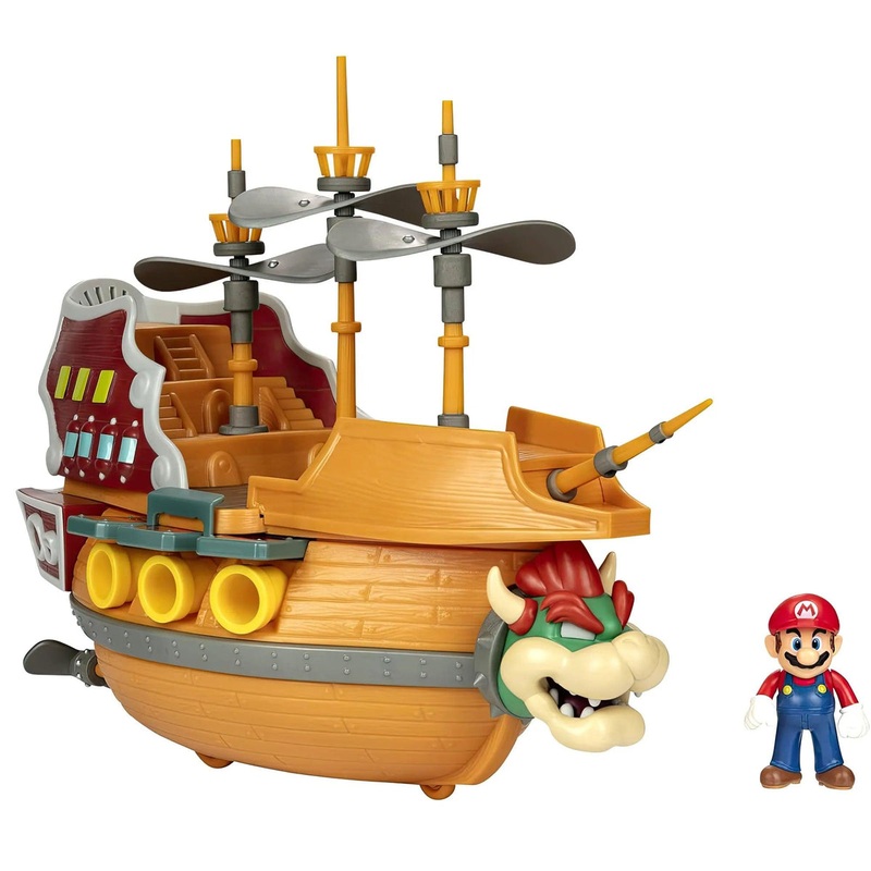 Super Mario Deluxe Bowser’s Air Ship Playset