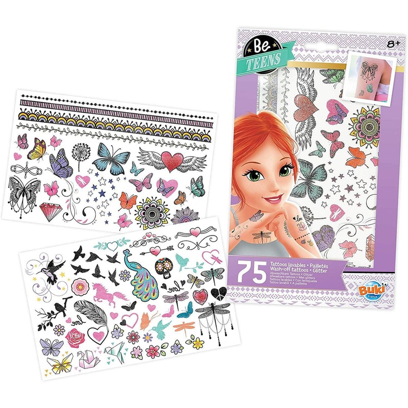 Buki Washable Tattoos – Glitter