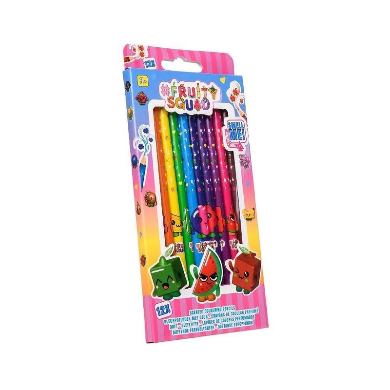 FRUITYSQUAD Scented Coloring Pencils 12 pack