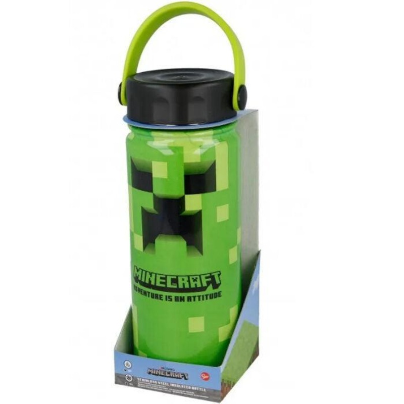 Minecraft Stainless Steel Bottle 530ml