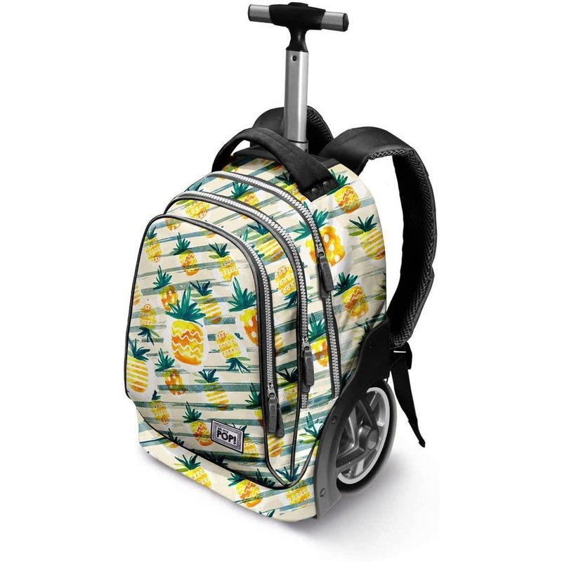 Oh My Pop! Ananas-GT School Trolley Backpack Casual Daypack 51cm