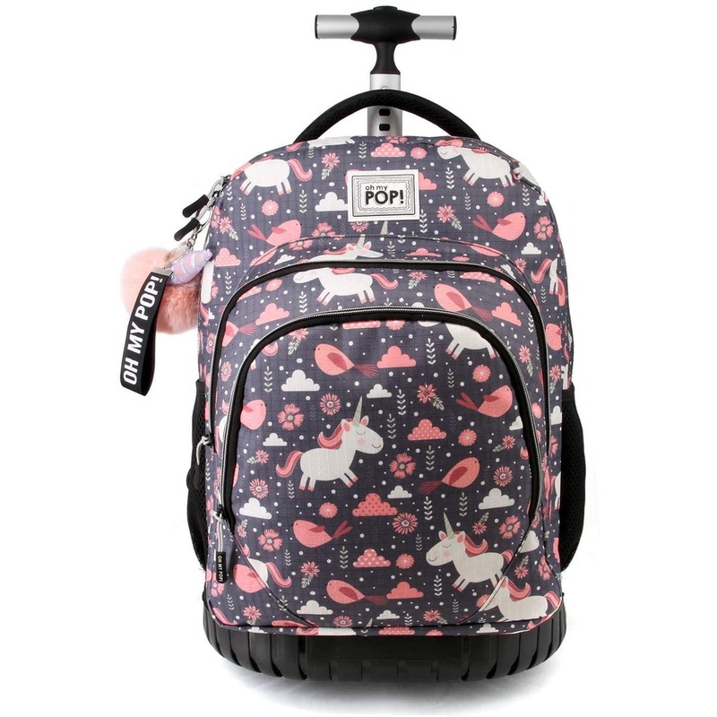 Oh My Pop! Fantasy-GTS School Trolley-Rucksack Backpack. 47 cm
